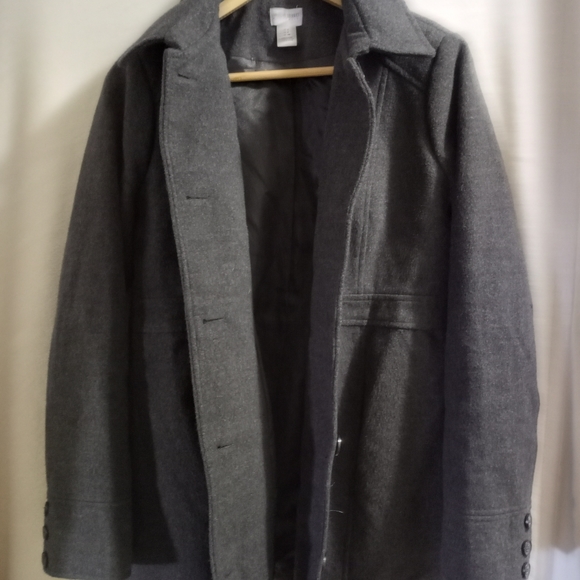 Charcoal Motherhood Maternity Winter Coat Small - Picture 3 of 4